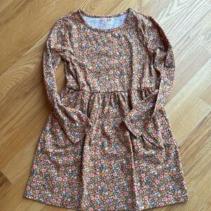 Tan floral print Cat and Jack dress